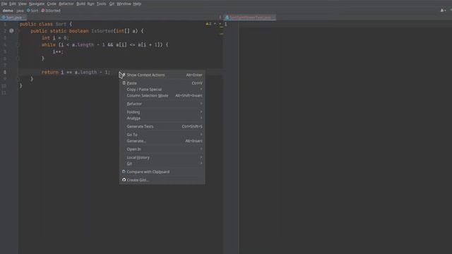 Live generation of Java unit tests in IntelliJ IDEA