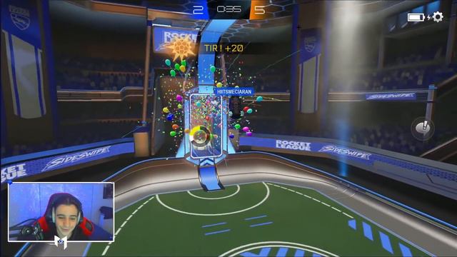 Je Passe PLATINE sur ROCKET LEAGUE MOBILE !  🥰 ( SideSwipe )