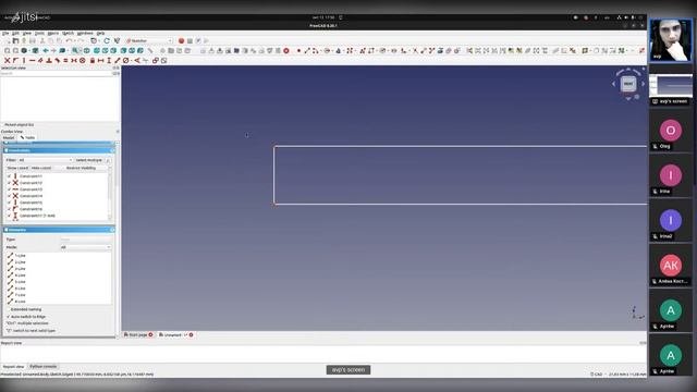 Мастер-класс по работе во FreeCAD (2022-10-13)