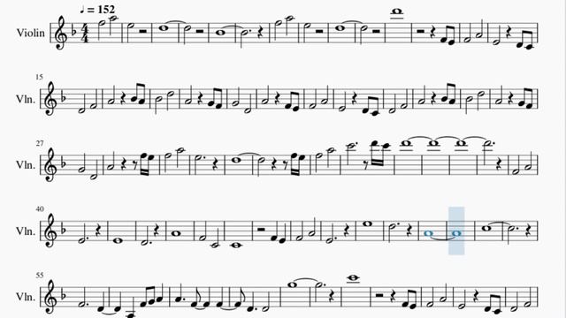 Violin Sheet Music: How to play Kamado Tanjiro no Uta (Demon Slayer) by Go Shiina and Nami Nakagawa