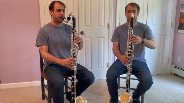 Black for two bass clarinets - Marc Mellits