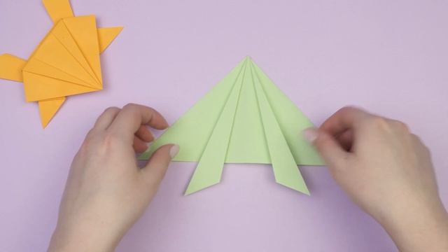 ОРИГАМИ прыгающая ЛЯГУШКА из бумаги | Origami jumping frog | DIY