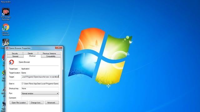 Opera browsre  crash problem fix            110%