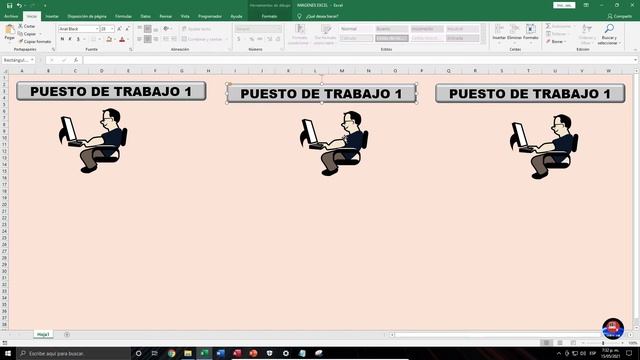 Forma rápida de copiar imágenes en Excel  - Como agrupar imágenes en Excel