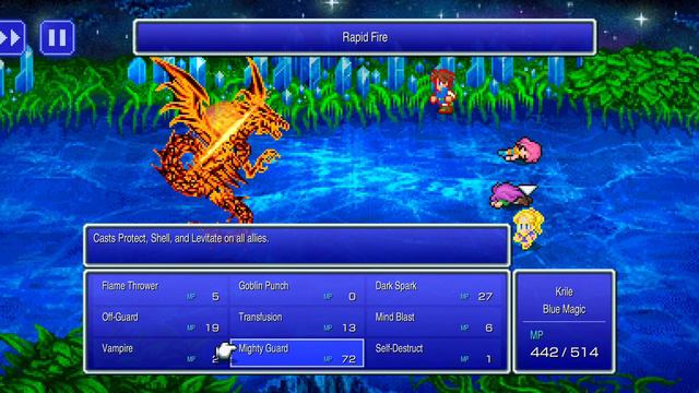 Finally i beat Shinryu Final Fantasy V Pixel Remaster (Android)