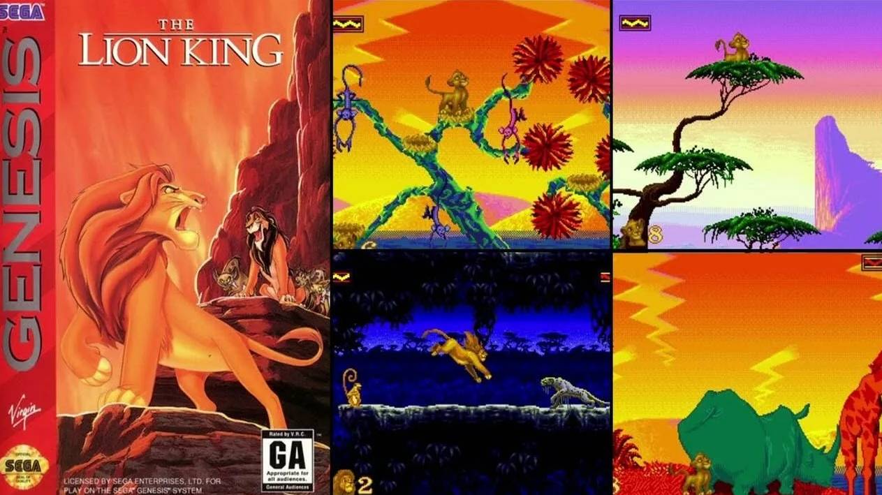 The Lion King (Sega Genesis) - Полное прохождение (LongPlay)
