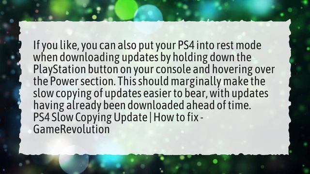 How much faster do games download in rest mode ps4?