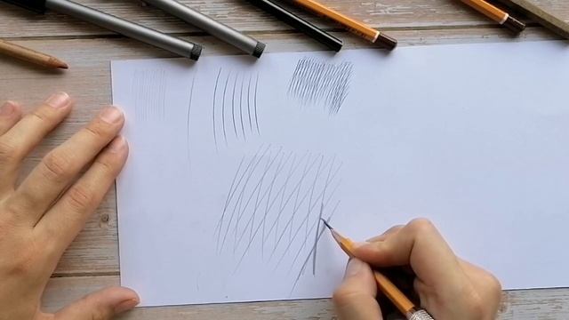 Как правильно штриховать простым карандашом.mp4
