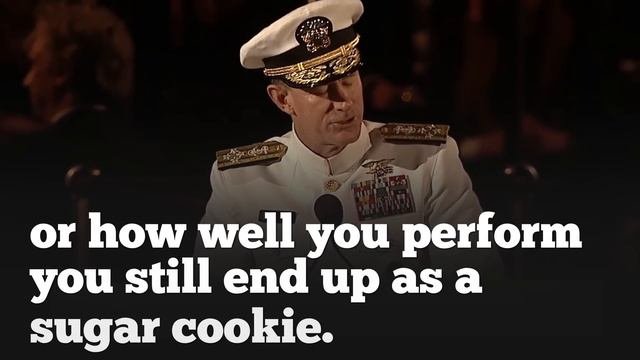 ENGLISH SPEECH  ADMIRAL WILLIAM H. MCRAVEN: Change the World English Subtitles
