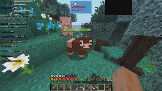 Шусс ищет темный дуб в Minecraft SevTech: Ages