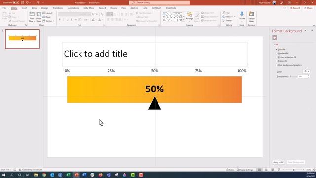 How to Make a Linear Gauge Chart in PowerPoint ⏲ [PPT CHARTS ?]
