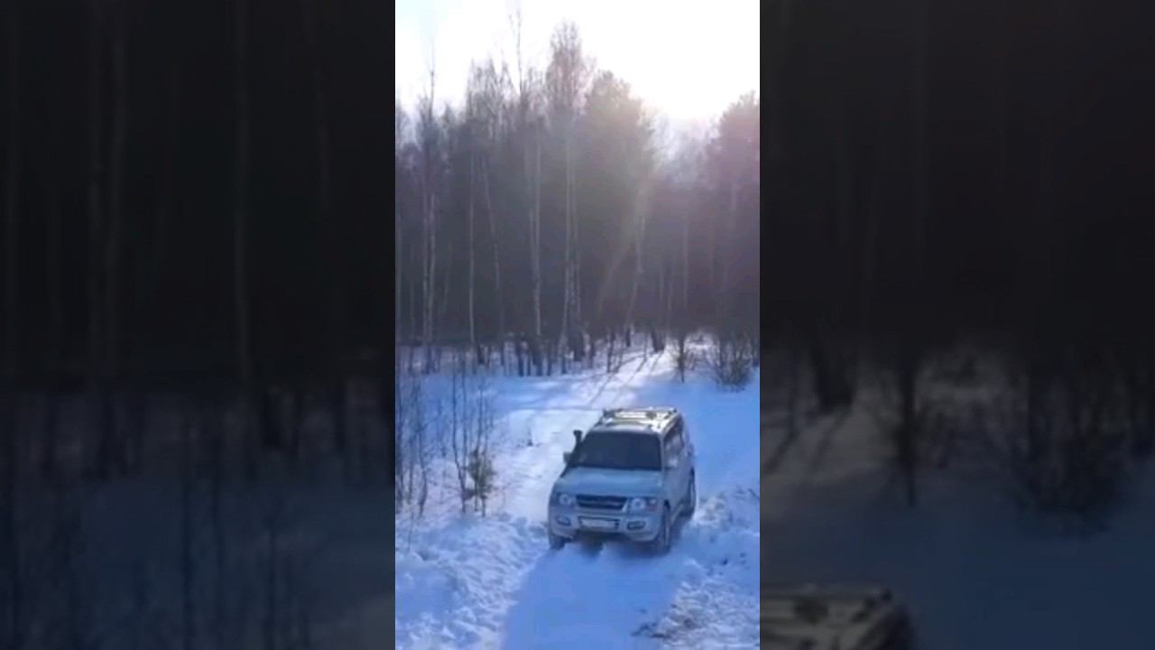 зимний offroad mitsubishi pajero 2023 russia