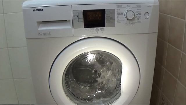 BEKO WMB 51441 Centrifuge 1400 rpm Xpress Super Short program Washing machine test example 198