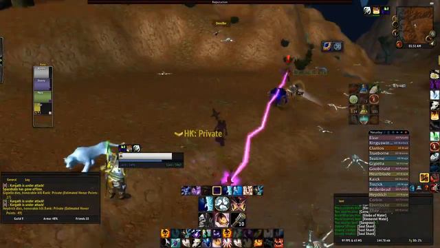 Dawnbreaker and friends defend kargath from wimpy ally raid - Grobbulus NA