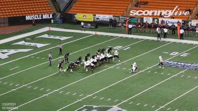 Mililani vs. Iolani: Damien Santiago, 29-yd field goal - HHSAA D1 Championship (2016)