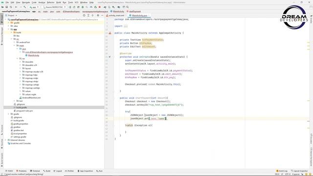 How to Implement RazorPay Payment Gateway in Android Studio | RazorPay | Android Java Tutorial