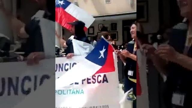 Manifestación aeropuerto Arturo Merino Benitez 26.NOV.2019