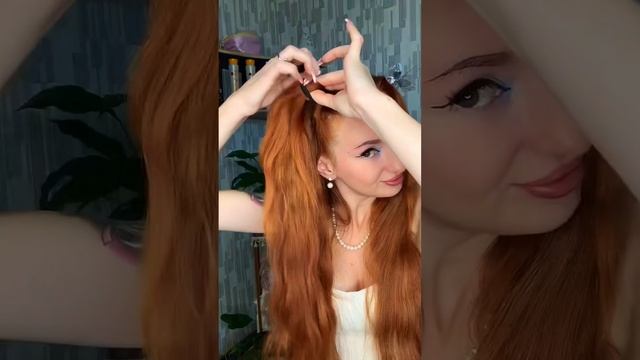 Новогодняя прическа - Кошечка