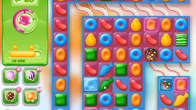 DOUBLE COMBO-Candy Crush Jelly Saga - LEVEL 1181 - FANTASTIC!! - ★★★ STARS  ( NO booster)