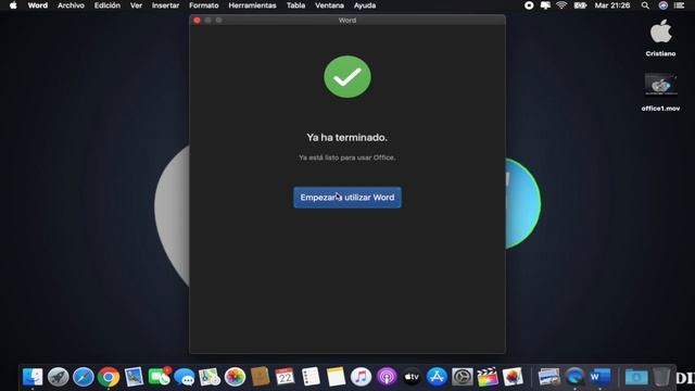 Como es Office 2019 en macOS Catalina