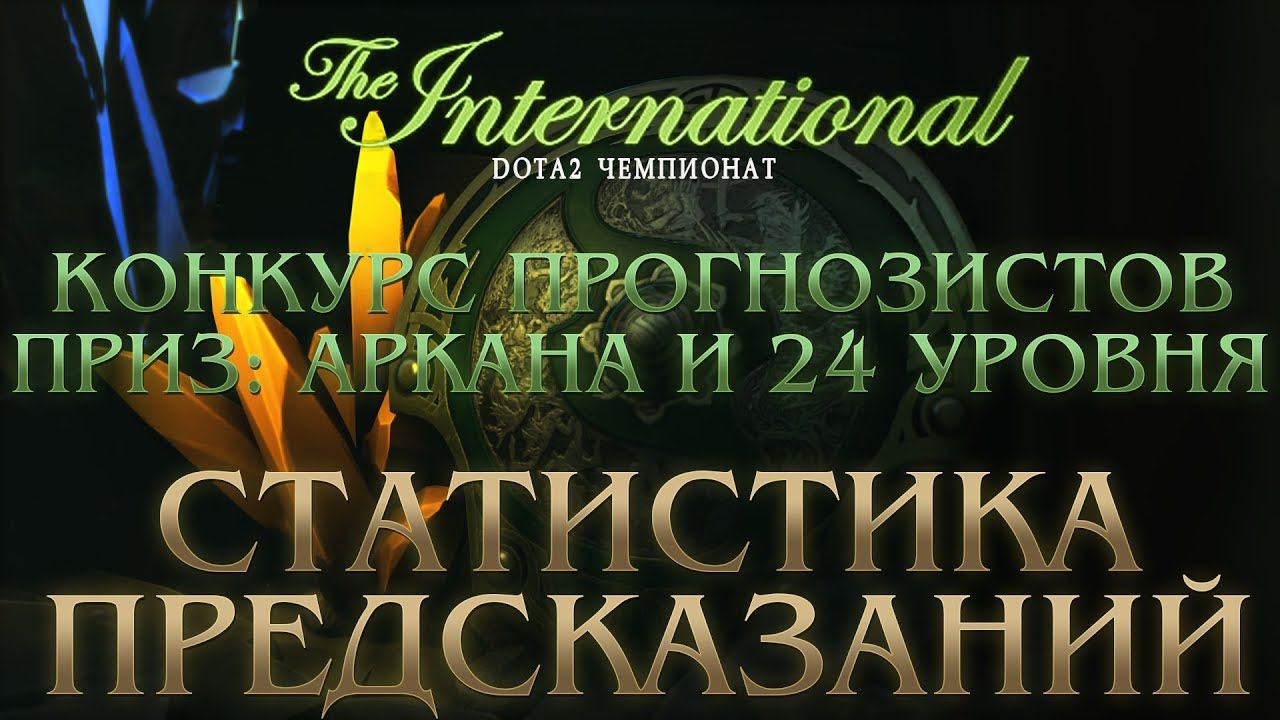 Конкурс Прогнозистов Ti 2018 - Статистика Предсказаний