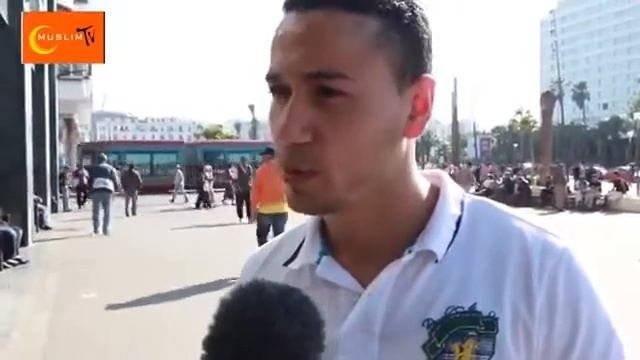 Опрос на улице  Марокко
