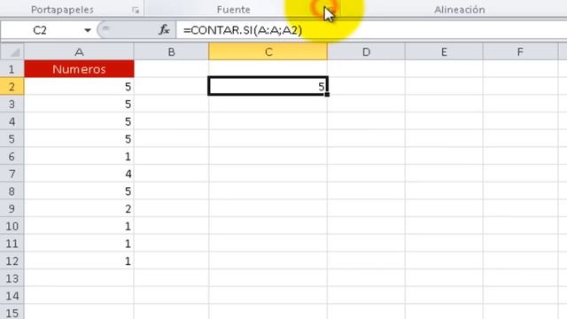 CONTAR REPETIDOS en Excel - Capítulo 140