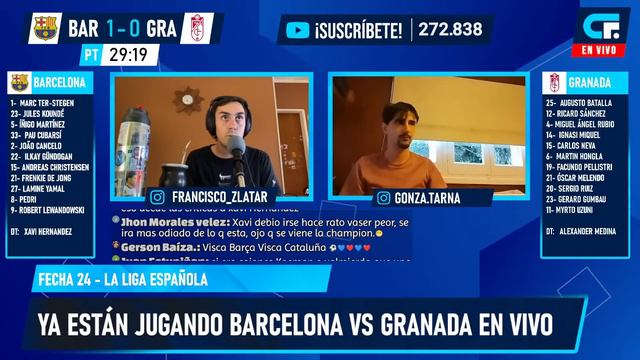 🚨 BARCELONA vs GRANADA EN VIVO Y EN DIRECTO 🔥  |  La Liga 🏆