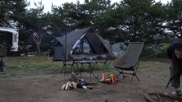Одиночный кемпинг в убежище  Не идеальный кемпинг  Боковая одиночная палатка Jeep Wrangler