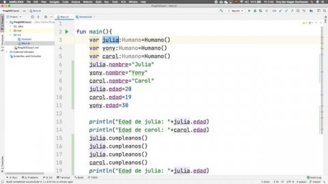 Programación en Kotlin: Clases y Objetos Parte 2