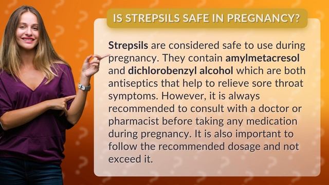 Is Strepsils safe in pregnancy?