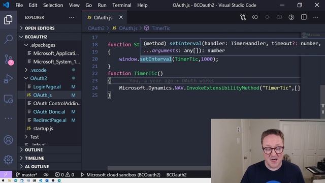 Oauth authentication in AL code Business Central