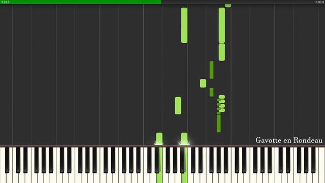 Violin Partita No.3 in E major - BMV 1006 - JS Bach - Synthesia Piano Tutorial