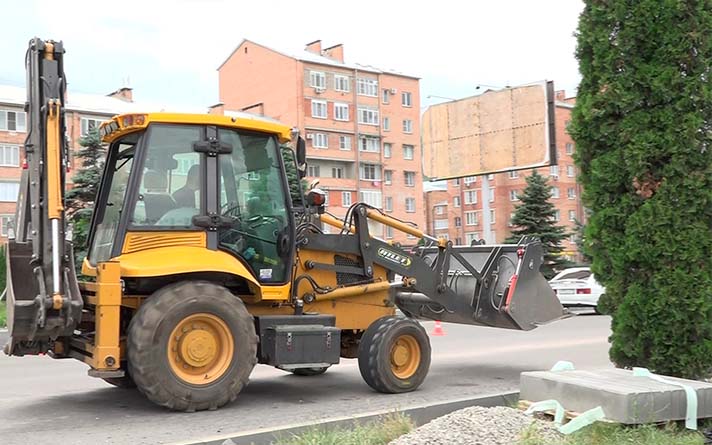 Дороги Владикавказа активно ремонтируют