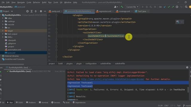 How to Run Single Testng xml file from multiple files as per user's choice using maven cmd #maven