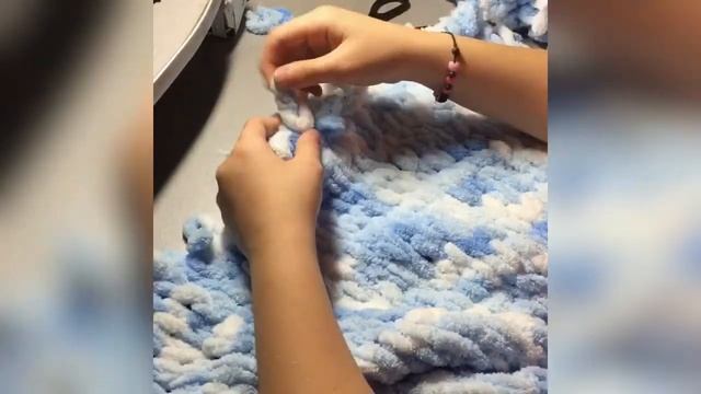 DIY ПЛЕД ИЗ ALIZE PUFFY//