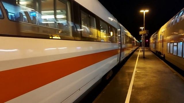 ICE 1 ICE 1107 - Bahnhof Norddeich 22.01.2022