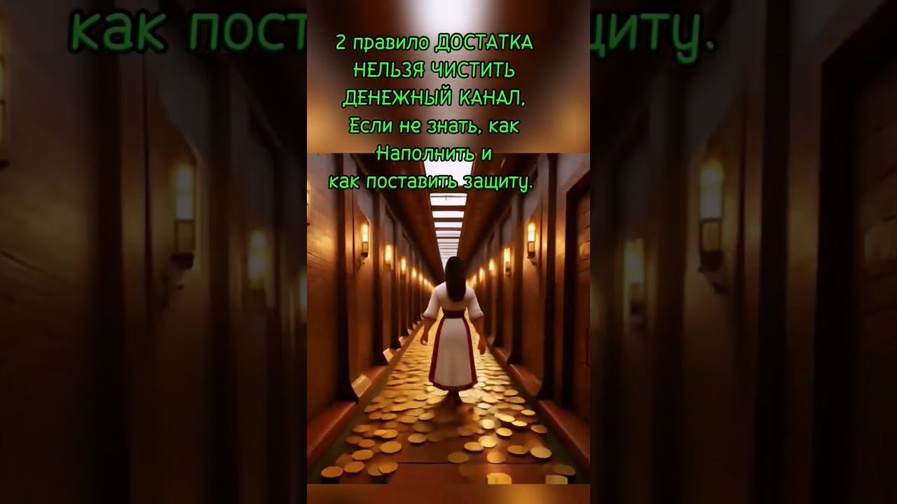 Родовой Достаток и Денежный канал - это не труба, из которой льются монеты и купюры.