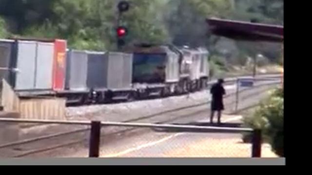 Locomotive GM36 through Tallarook Loop on 29-12-2005