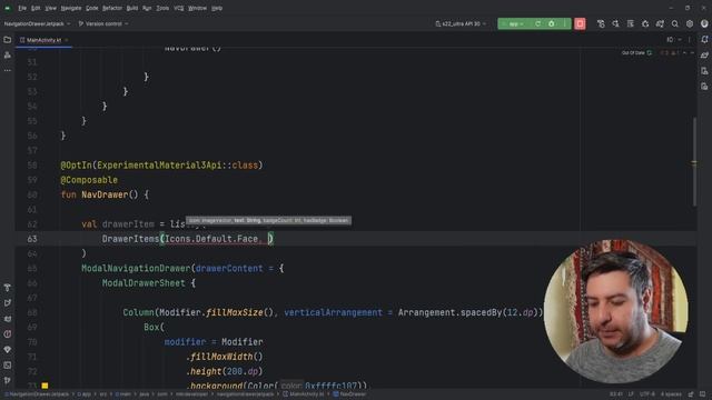 NAVIGATION DRAWER MENU - with badges - Android Jetpack Compose