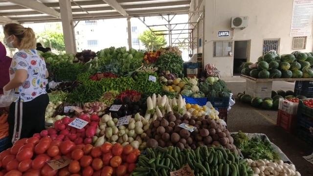 Арбузы и дыни в Турции, дорого? на рынке восточном базаре в Анталии Турция 2021.  жизнь в Турции ма