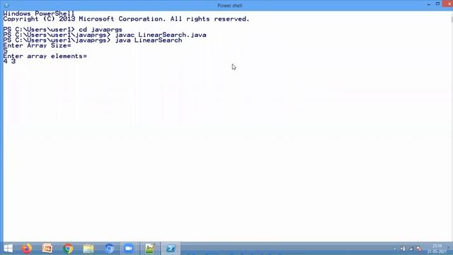 Java 1-d Array Programs ( Record - ONE )