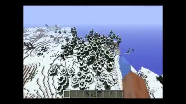 Minecraft taiga seed 1.6.1 - 1.6.2, massive taiga with a giant snow mountain!