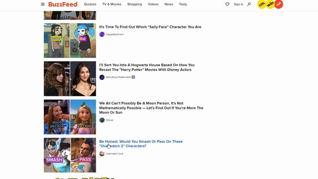 How BuzzFeed quizzes Made Minecraft Cursed