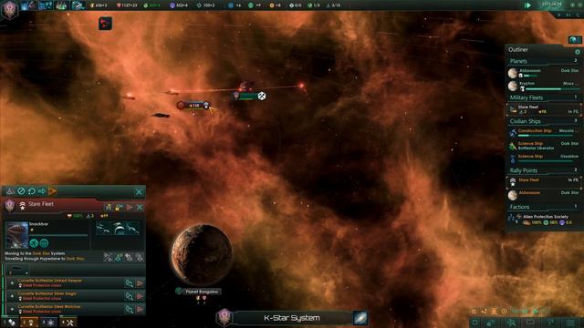 Attacking with Admiral Snackbar | Stellaris all DLC playthrough #4