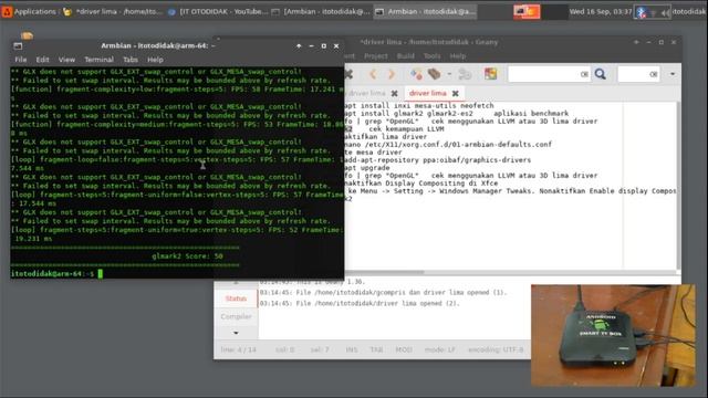 Instal Driver 3D Lima Di Linux Armbian STB Hg680p