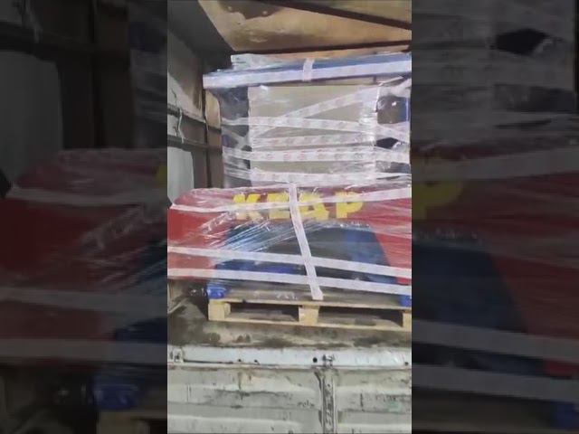 Погрузка пилорамы Кедр в газель транспортной компании #ленточнаяпилорама #пилорама #кедр