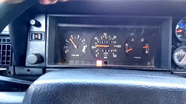 Volvo 244 b23e+t first drive