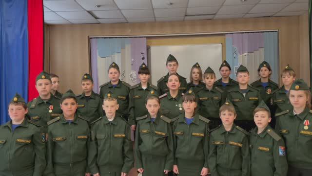 Юные казаки из Ждановки отправили видеопривет на Колыму
