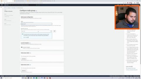 Como crear un cluster Kubernetes con Amazon EKS via Consola